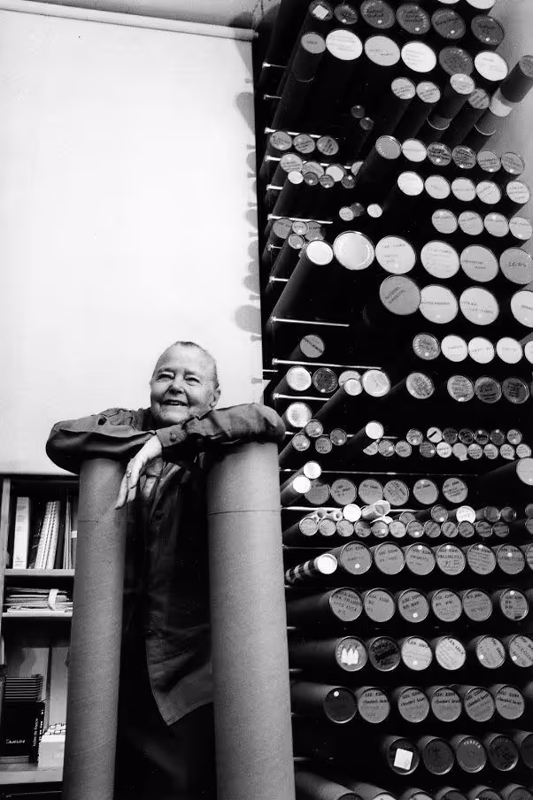 Portrait of Charlotte Perriand by Robert Doisneau
