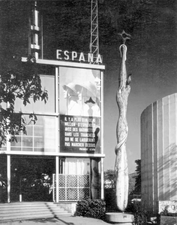 Spanish Pavilion at the 1937 Paris International Exposition